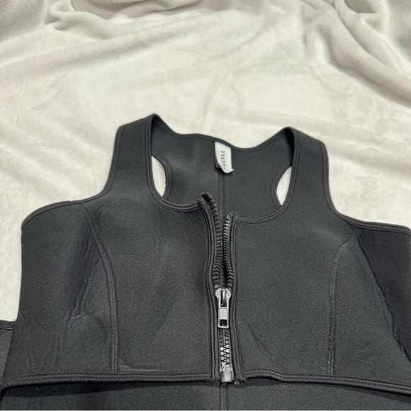 YIANNA Sweat Sauna Vest Zipper Body Shaper - Picture 6 of 11
